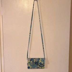 Vera Bradley crossbody cellphone wallet